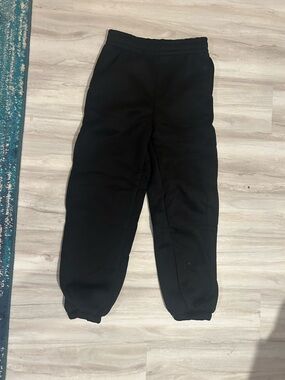 Classic Black Women's Jogger Pants with Elastic Waist